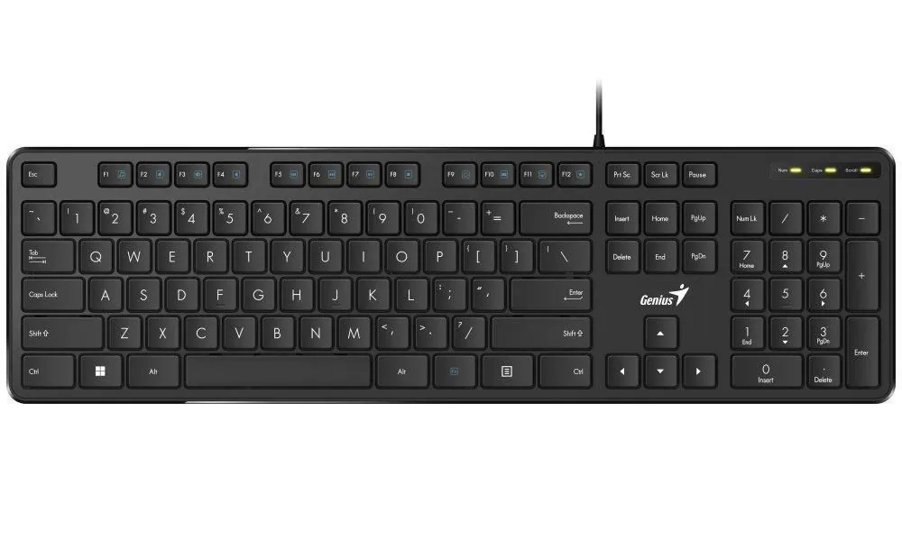 Genius SlimStar M200 keyboard Black HU – 2. kép