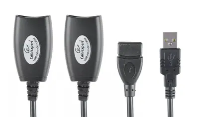 Gembird USB extender CAT5e data cable 30m Black – 2. kép