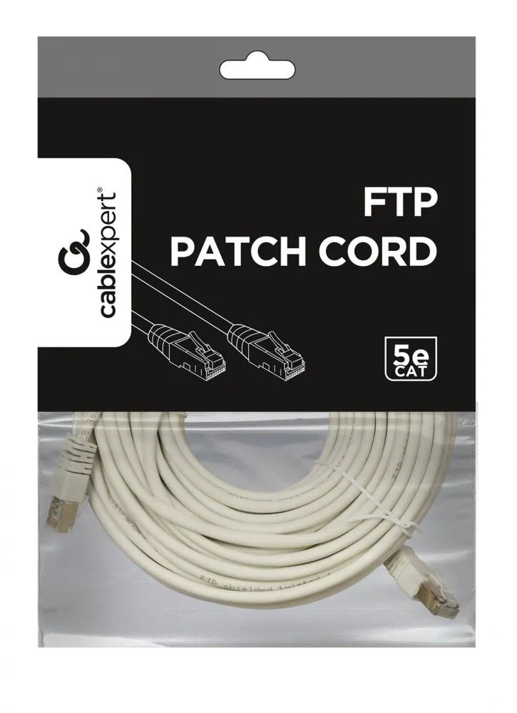 Gembird CAT5e F-UTP Patch Cable 10m Grey – 4. kép