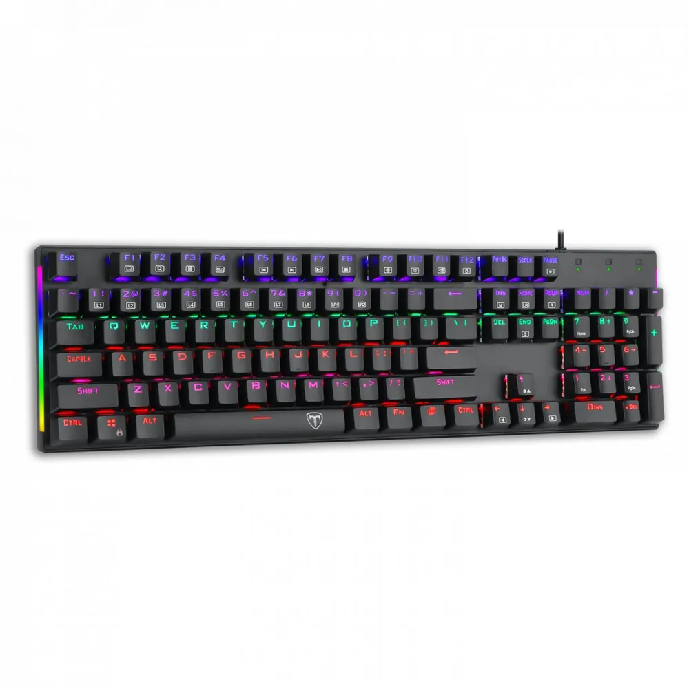 T-Dagger Naxos Wired Keyboard Blue Switch Black HU – 3. kép