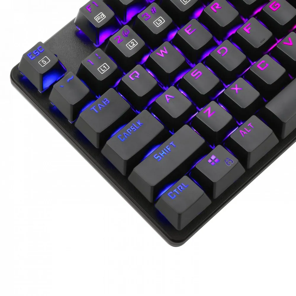 T-Dagger Bora Wired Keyboard Blue Switch Black HU – 7. kép
