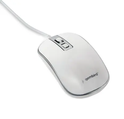 Gembird MUS-4B-06-WS Optical mouse White/Silver – 2. kép