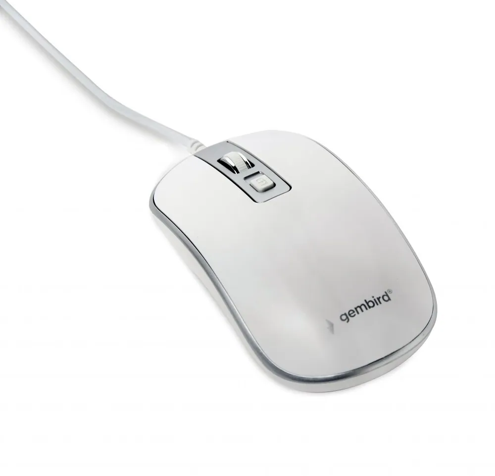 Gembird MUS-4B-06-WS Optical mouse White/Silver – 2. kép