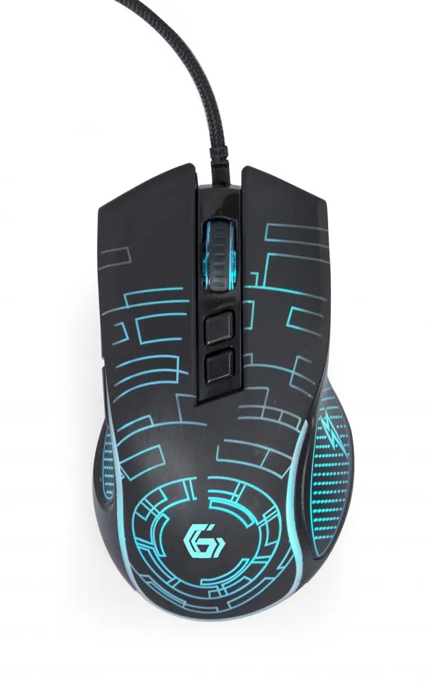 Gembird MUSG-RGB-01 Gaming mouse Black – 4. kép