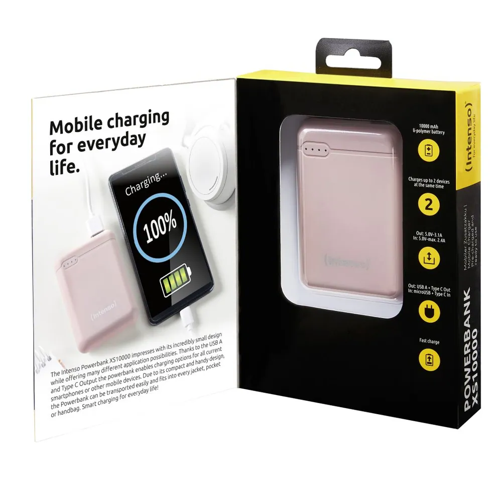 Intenso XS10000 10000mAh PowerBank Rose – 3. kép