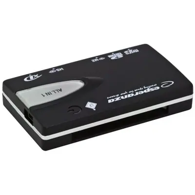Esperanza EA129 All-In-One USB Card Reader Black – 2. kép