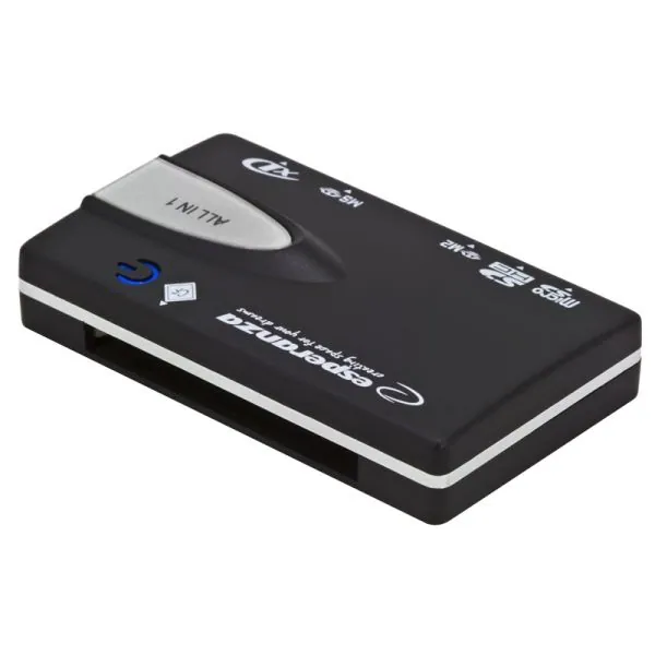 Esperanza EA129 All-In-One USB Card Reader Black – 3. kép