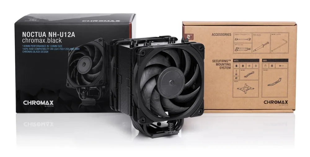 Noctua NH-U12A chromax.black – 4. kép