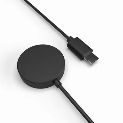 FIXED USB-C töltő kábel a Samsung Galaxy Watch 4 okosórához, fekete – 2. kép