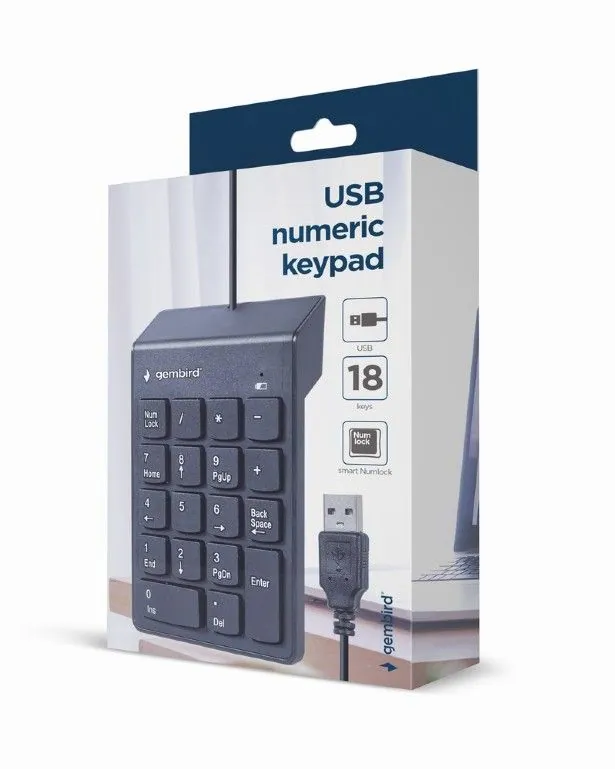 Gembird KPD-U-03 USB numeric keypad – 4. kép