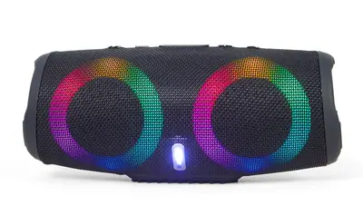 Gembird SPK-BT-LED-02 Bluetooth LED Speaker Black – 2. kép