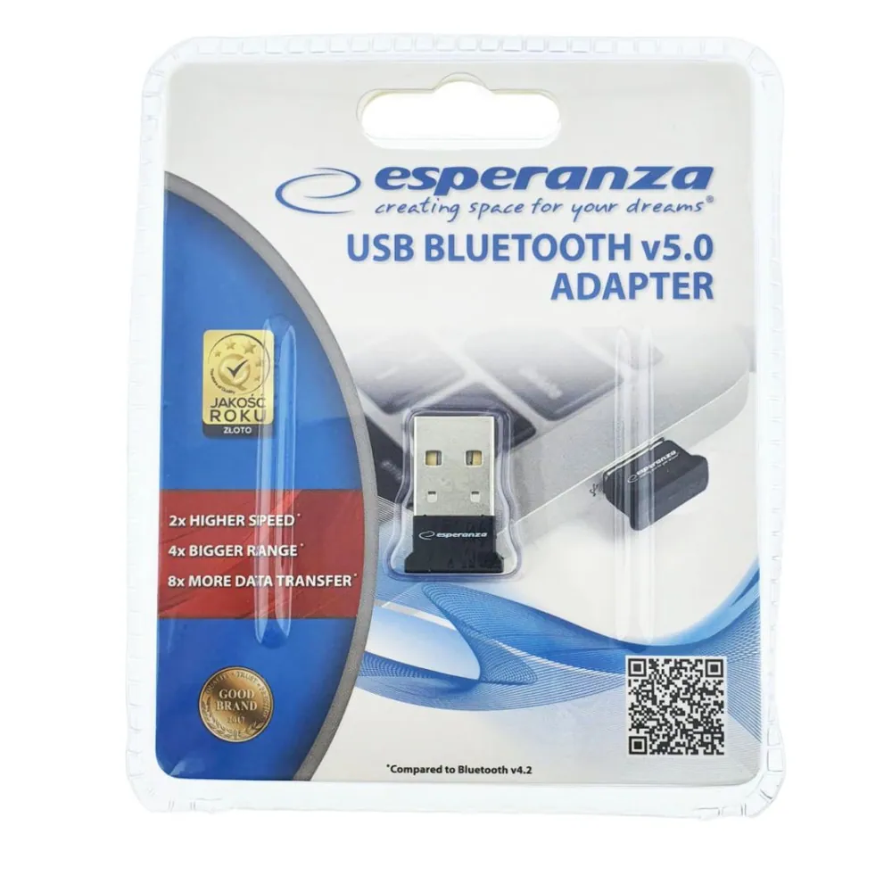 Esperanza EA160 Bluetooth 5.0 USB Adapter Black – 3. kép