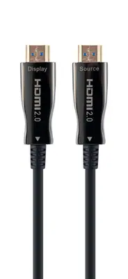 Gembird CCBP-HDMI-AOC-50M-02 Active Optical AOC High speed HDMI cable with Ethernet AOC Premium Series 50m Black