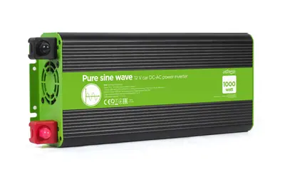 Gembird Energenie 12V Pure sine Wave Car DC-AC Power Inverter 1000W – 2. kép