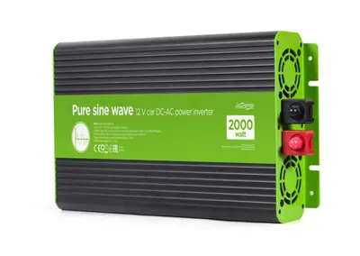 Gembird Energenie 12V Pure sine Wave Car DC-AC Power Inverter 2000W – 2. kép