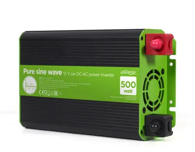 Gembird Energenie 12V Pure sine Wave Car DC-AC Power Inverter 500W – 2. kép