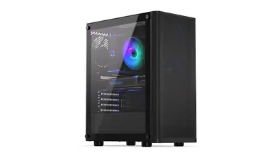 Endorfy Ventum 200 Air Tempered Glass Black