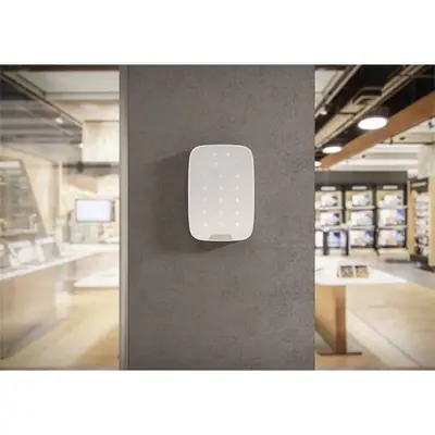 AJAX Keypad Plus WH fehér proxy olvasós vezetéknélküli kezelő – 2. kép