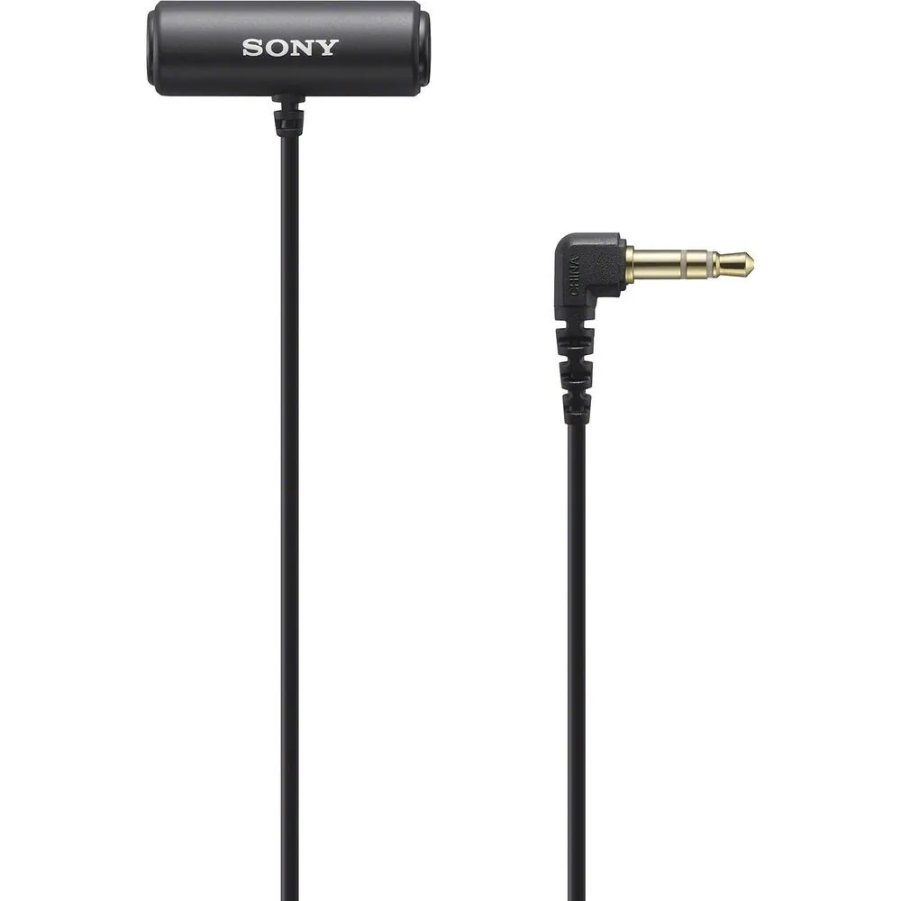 Sony ECM-LV1 Stereo Lavalier Microphone Black