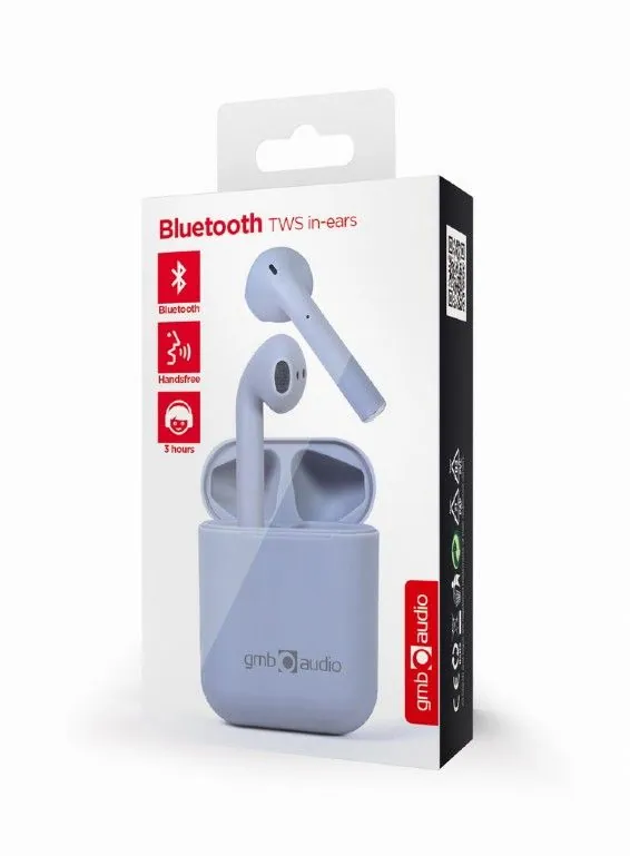 Gembird TWS-SEA-GW Bluetooth TWS in-ears Headset Misty Grey – 6. kép