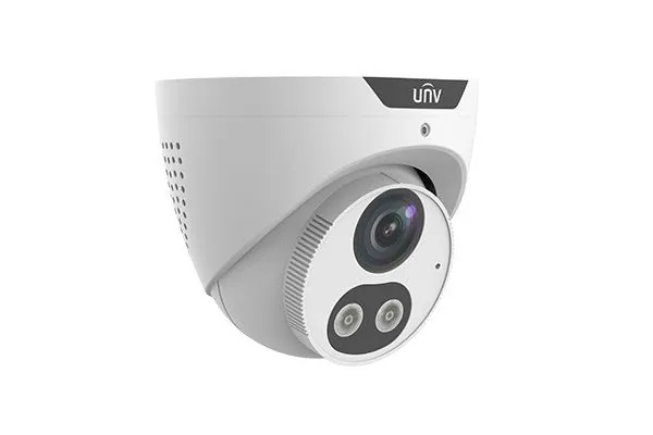 Uniview Prime-I 4MP Tri-Guard turret dómkamera, 4mm fix objektívvel, mikrofonnal és hangszóróval – 2. kép