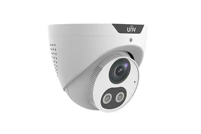 Uniview Prime-I 8MP Tri-Guard turret dómkamera, 4mm fix objektívvel, mikrofonnal és hangszóróval – 2. kép