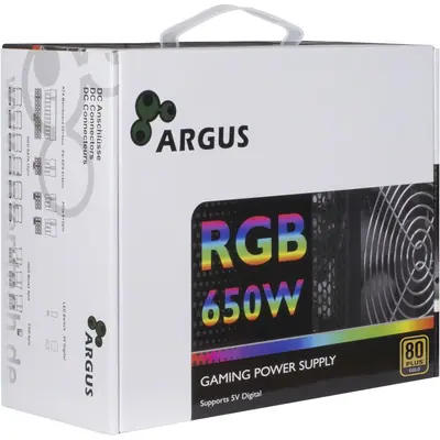 Inter-Tech 650W 80+ Gold Argus RGB-650W CM II – 2. kép