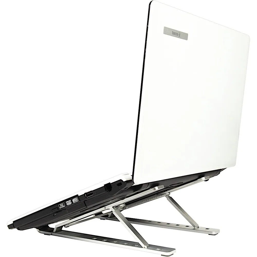 Inter-Tech NBS-200 kompakt notebook állvány alumíniumból Silver – 4. kép