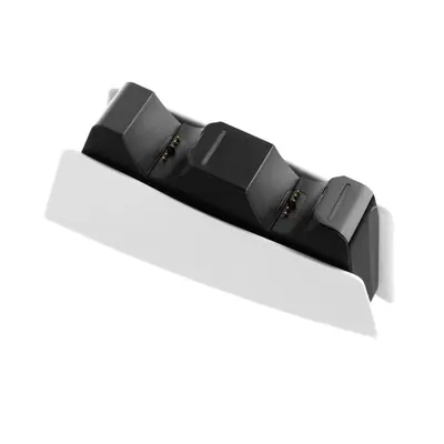 FIXED Kettős töltő PS5 DualSense kontrollerhez, fekete és fehér – 2. kép