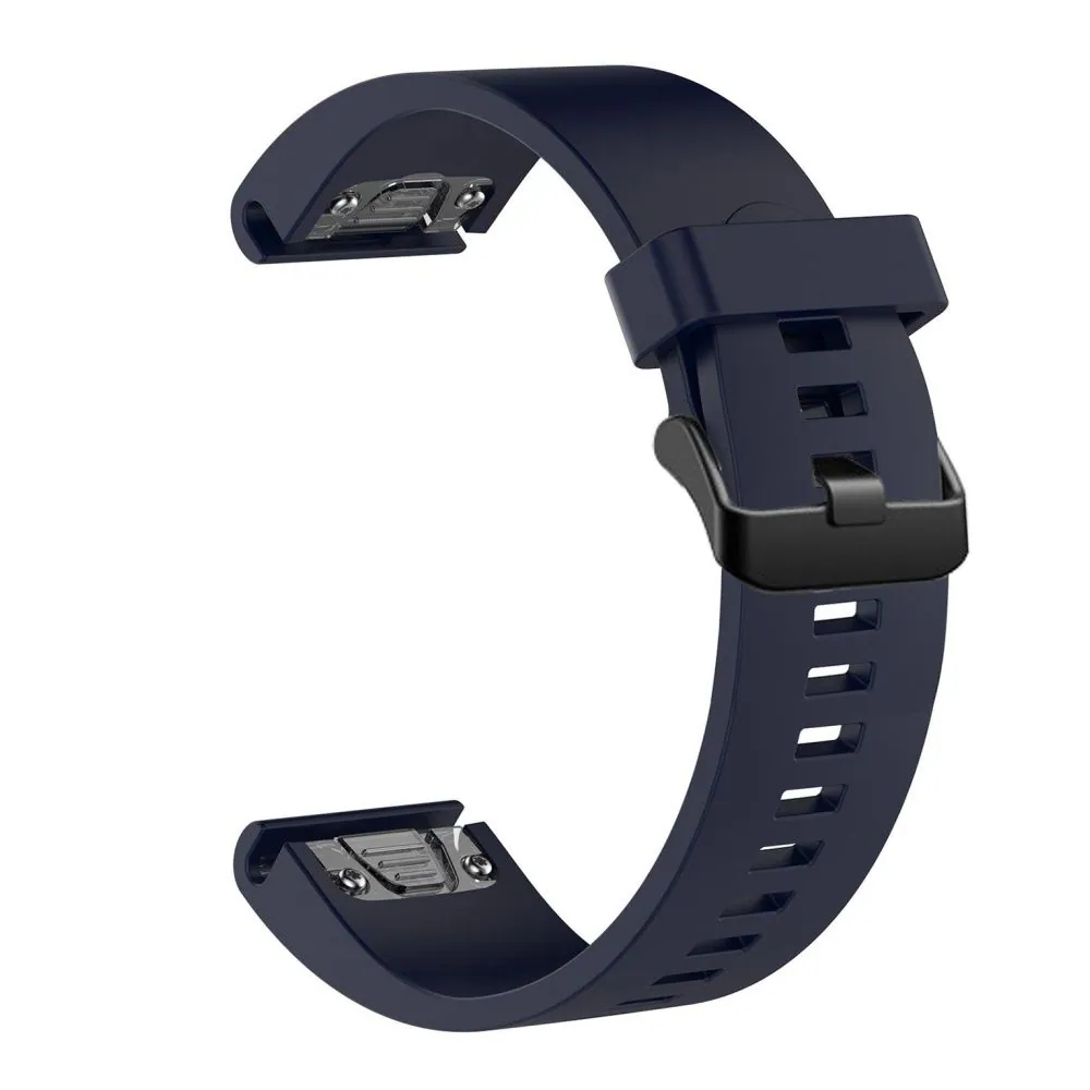 FIXED szilikon szíj Garmin QuickFit okosórához, 20mm, kék – 2. kép