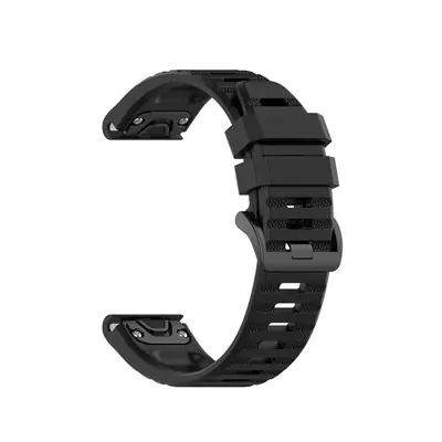 FIXED Szilikon szíj Garmin QuickFit okosórához 22mm, fekete – 2. kép