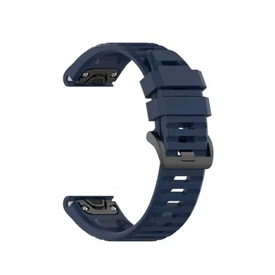 FIXED szilikon szíj Garmin QuickFit okosórához, 22mm, kék – 2. kép