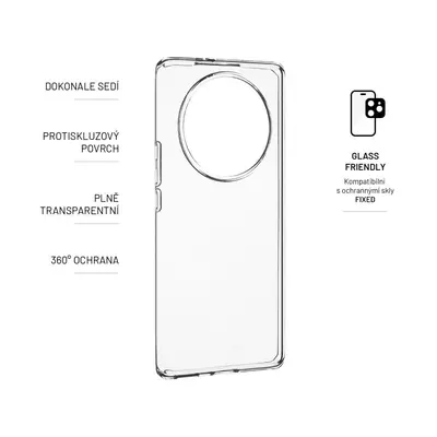 FIXED TPU Gél tok Honor Magic5 Lite 5G okostelefonhoz, átlátszó – 2. kép