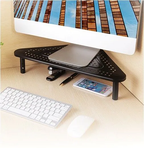 Gembird MS-TABLE-02 Adjustable Triangle Monitor Stand Black – 2. kép