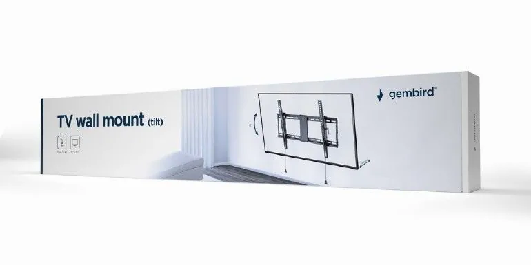 Gembird WM-80T-01 Tilt TV Wall Mount 37"-80" Black – 3. kép