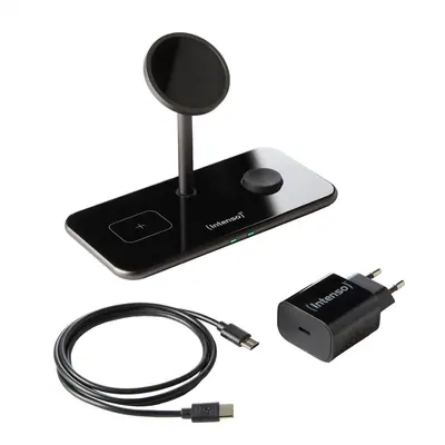 Intenso MB13 3in1 Magnetic Wireless Charger Black – 2. kép