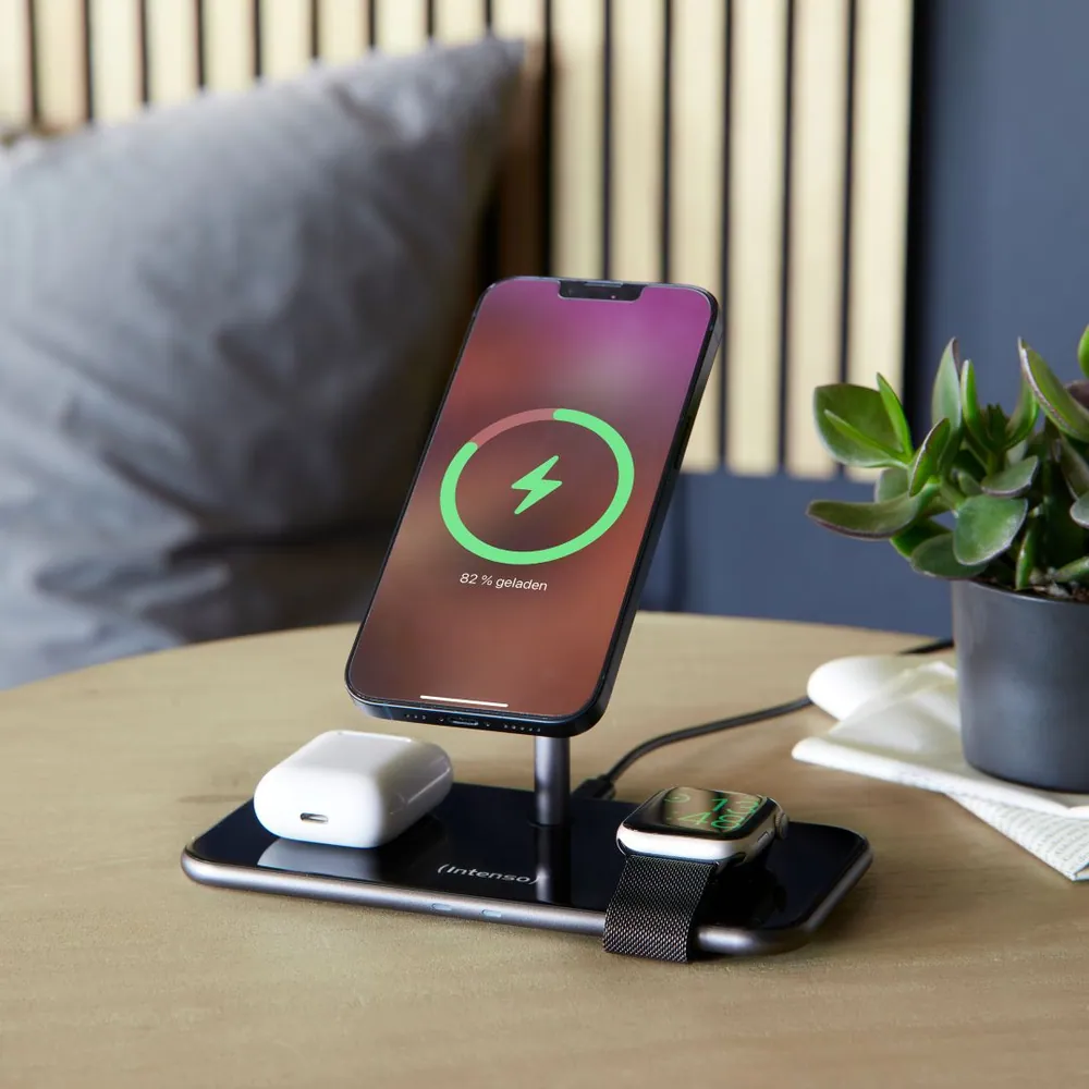 Intenso MB13 3in1 Magnetic Wireless Charger Black – 5. kép