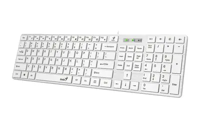 Genius SlimStar 126 Keyboard White HU – 2. kép