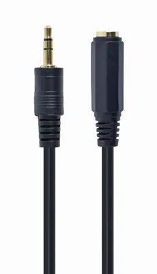 Gembird CCA-421S-5M audio cable JACK 3.5mm M/JACK 3.5mm F 5m Black