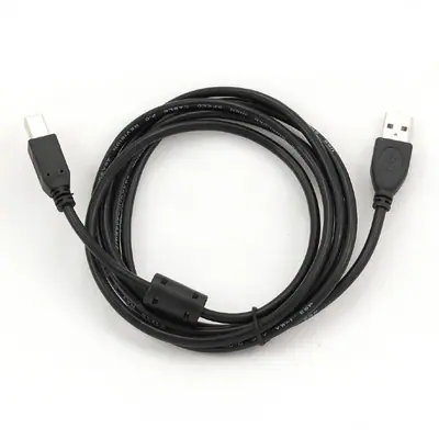Gembird CCF-USB2-AMBM-6 USB 2.0 A-B cable with ferrite core 1,8m Black – 2. kép