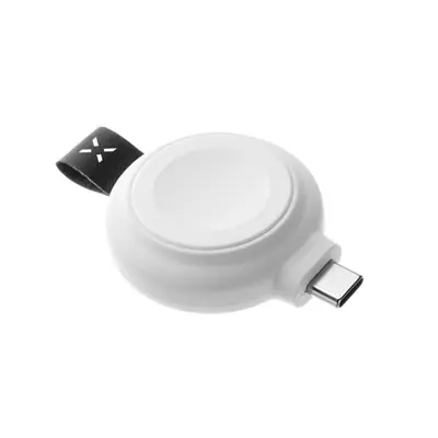 FIXED Orb vezetéknélküli töltő Apple okosórákhoz, USB Type-C, MFI tanusítvány, fehér – 2. kép