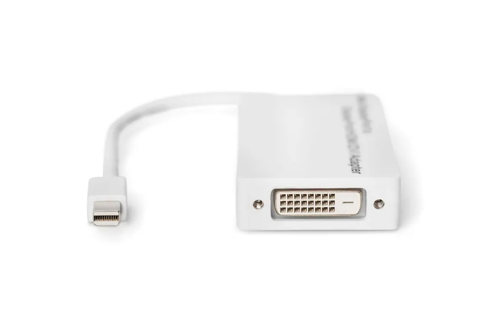 Digitus Mini DisplayPort Adapter/Converter Mini DP to DisplayPort HDMI+DVI 0,2m White – 2. kép
