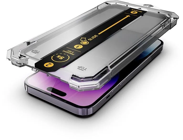 Mobile Origin Screen Guard iPhone 14/13 Pro/16e with easy application – 10. kép