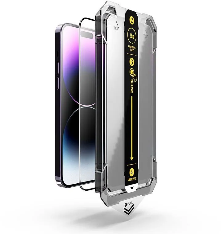Mobile Origin Screen Guard iPhone 14/13 Pro/16e with easy application – 6. kép