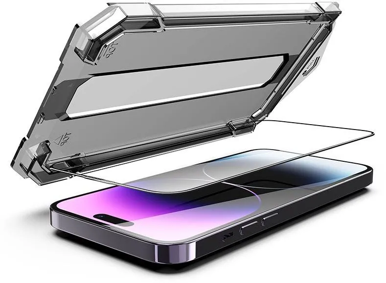 Mobile Origin Screen Guard iPhone 14/13 Pro/16e with easy application – 7. kép