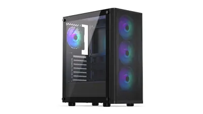 Endorfy Ventum 200 ARGB Tempered Glass Black – 2. kép