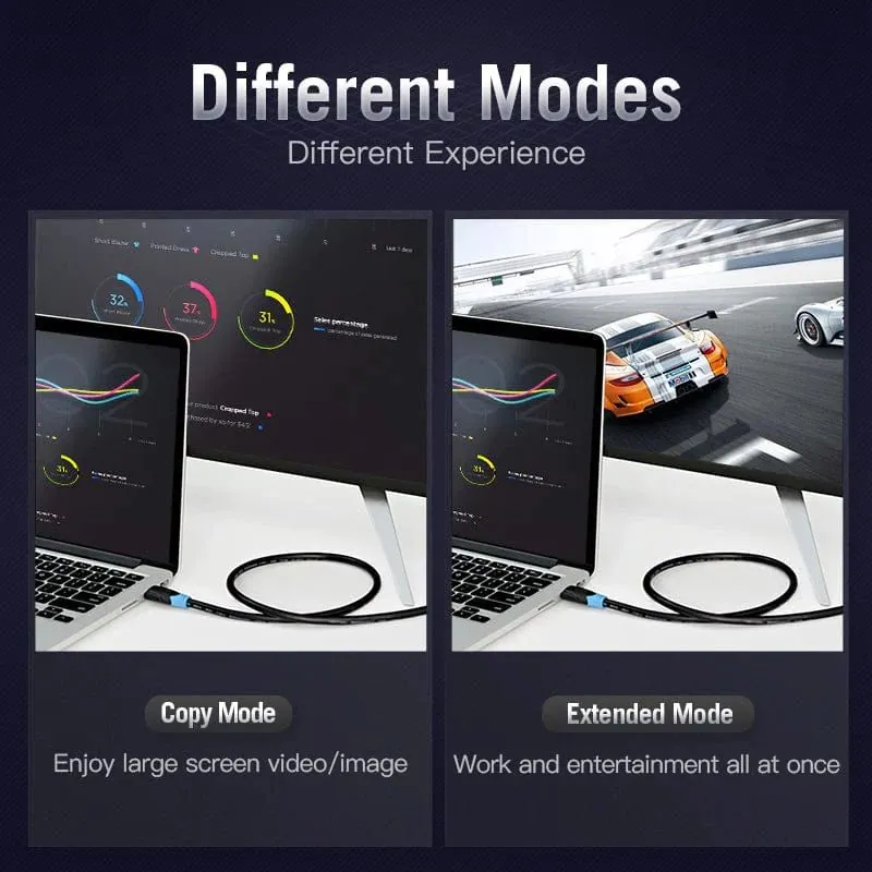 Vention HDMI A male - HDMI A male cable 3m Black – 6. kép
