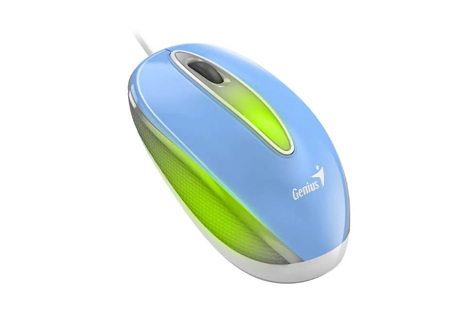 Genius DX-Mini RGB mouse Baby Blue – 3. kép