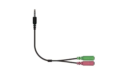 Genius ACC-100 3,5mm jack - 2x 3,5mm 24cm Black – 2. kép