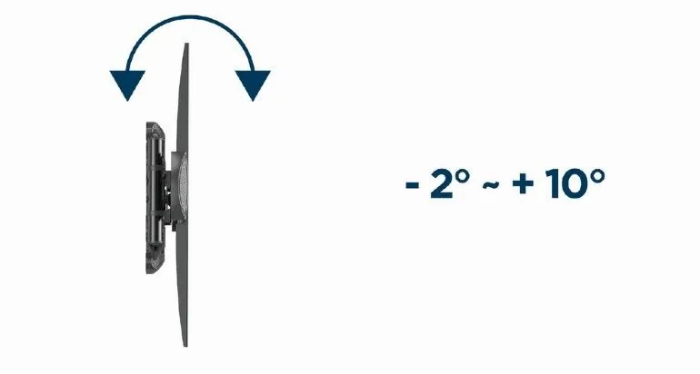 Gembird WM-58ST-01 Premium full-motion TV wall mount 32”-58” Black – 7. kép